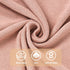 Booulfi Baby Blanket for Girl Toddler Newborn Swaddle Receiving Knit Cotton Blanket Throw Blanket Soft Crochet Preemie