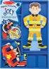 Melissa & Doug Joey Magnetic Wooden Dress-Up Pretend Play Set (25+ pcs) for Ages 3+