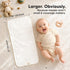 5-Pack 100% 21x10 KeaBabies Organic Muslin Burp Cloths Baby Boy, Girl Cotton Muslin Burping Cloths for Babies, Newborn