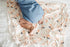 Copper Pearl Large Premium Knit Baby Swaddle Receiving Blanket - Caroline