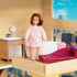 Lori Dolls Luxury Bathroom Set, Dollhouse Furniture for 6-Inch Dolls, Bathroom Playset with Bathtub, Vanity, Lounge