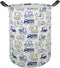 19.7" Round Laundry Basket - Laundry Hamper with Handles, Toys Storage Organizer Gift Bins for Boys and Girls