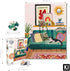 500 Piece Puzzle for Adults, Hygge Collection Stay at Home Rhi James, 24x18 Jigsaw and Candle
