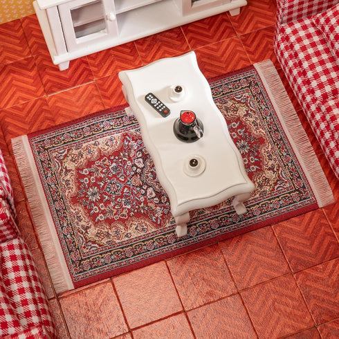 1/12 6 3.8, 3 (No.1) SAMCAMI Dollhouse Accessories Woven Carpet, Scale Doll House Accessories and Furniture, Dollhouse