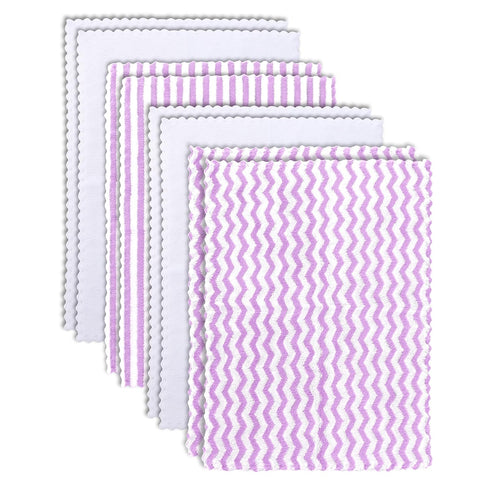 8 Pack Super Soft Baby Burp Cloths, Baby Washcloths, Ultra Absorbent Large