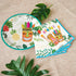 WERNNSAI 50PCS Hawaiian Party Napkins, 3 Ply Tropical Paper Napkins for Luau Party Decorations, Summer Theme Birthday