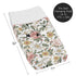 Sweet Jojo Designs Vintage Floral Boho Girl Baby Nursery Changing Pad Cover - Blush Pink, Yellow, Green and White
