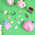 SOTOGO 34 Pieces Mini Doll House School Supplies, DIY Doll Accessories for Home Decoration