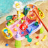 Pupu Pig 360 Summer Water Table Play Sink Toys for Toddlers, Kids Play Kitchen Sink with Running Water, Electric