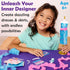 6-8, Creativity for Kids Designed by You Glam Studio: Girls' Fashion Designer Craft Kit for Ages DIY Arts and Crafts