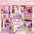 OCTERIC ,13 2 3 4 5 6 7 8 9 10 Doll House for Girls Rooms Doll House with Dolls, Lights, Puppies ,Furnitures