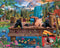 White Mountain 1000 Piece Jigsaw Puzzle Summer Dog Lake Day Puzzles with