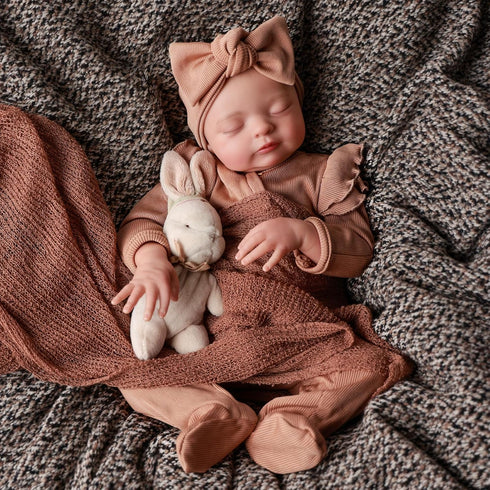20 Inches 3+ ADFO Real Life Reborn Baby Dolls Girl Realistic Baby Doll Soft Vinyl Sleeping Newborn Baby Dolls