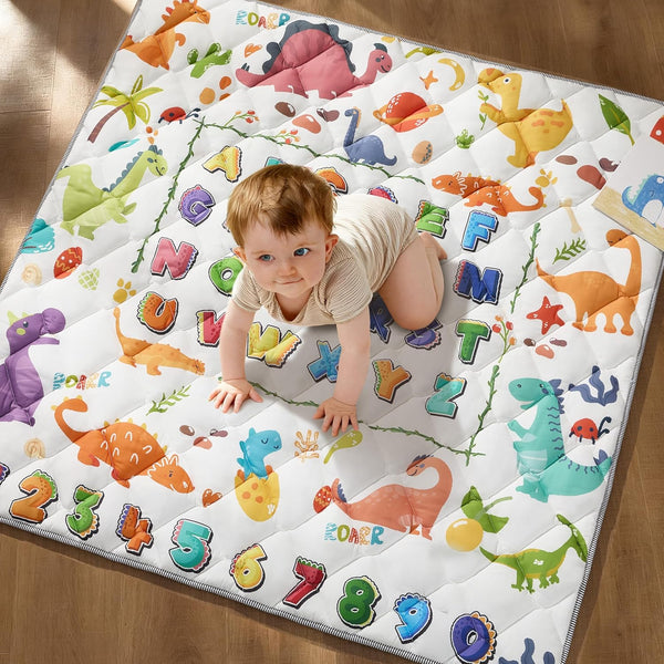 MORAIS Baby Play Mat for Floor - 50x50 Inch with 800g Filling Thickened