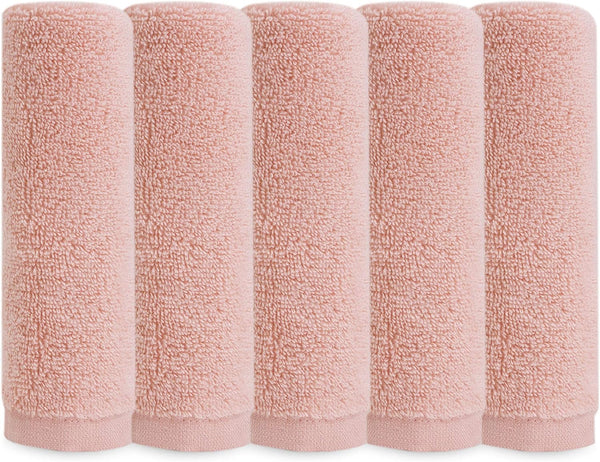 Natemia Organic Baby Washcloths (5 Pack, 12 x 12) 100% Organic Cotton