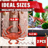 2PCS Plastic Red Crabs – Realistic Fake Crab Decor, Ocean Animal Figurine for Party Decorations and Kitchen Decor
