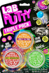 JA-RU Lab Putty Bundle Set (1 Pack, 3 Units Assorted) - Glow in The Dark Slime, Bouncing Putty for Kids