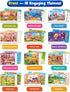 Preschool Learning Activity - Search and Find Book, Reusable Education Toys, Travel Game for Kids Ages 3-6