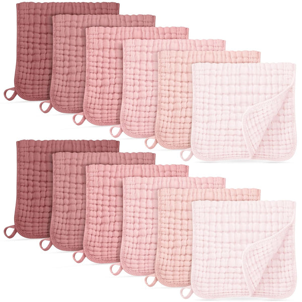 Unnivoll Muslin Burp Cloths for Baby 100% Cotton Burping Cloths for Boys