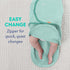 0-3 2-Pack SwaddleMe Luxe Easy Change Swaddle Size Small/Medium, Months, (Water Color Floral)