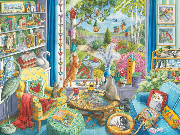 Ravensburger - The Bird Watchers | 750 Piece Large Format Jigsaw Puzzle