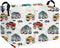 Essme Rectangular Monster Truck Baskets Boys Basket,Kids Storage Bins with Handles for