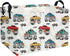 Essme Rectangular Monster Truck Baskets Boys Basket,Kids Storage Bins with Handles for