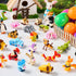 24 Packs 3.23" JOYIN Prefilled Easter Eggs with Toys, Cute Animals Building Blocks for Basket Stuffers, Kids Party