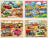 3-5, 24 4-6, 3 4 5 6 SYNARRY Large Wooden Construction Vehicle Puzzles for Toddlers Piece Monster Truck Puzzles