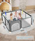 47"x47" Setup, Dripex Baby Playpen, Small Playpen for Babies, Enhanced Safety Baby Play Yard for Indoor & Outdoor