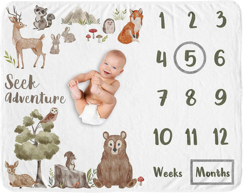 Sweet Jojo Designs Woodland Forest Animals Boy Girl Gender Neutral Unisex Baby