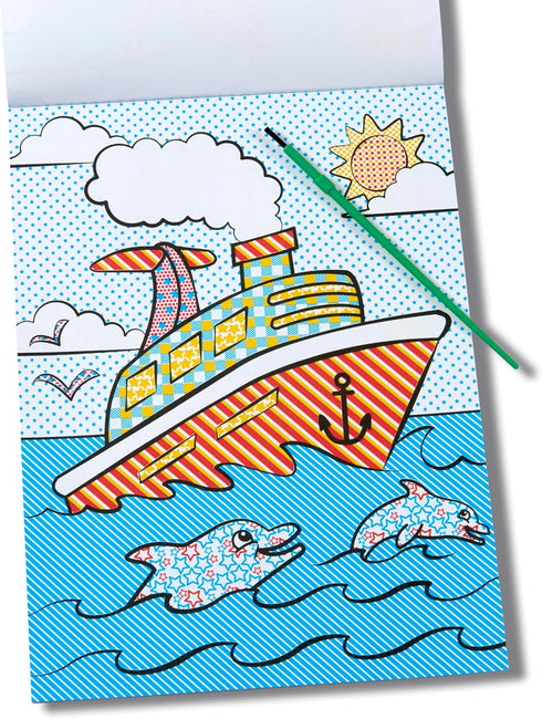 Melissa & Doug 9339 My First Paint With Water Coloring Book - Vehicles (24 Painting Pages)