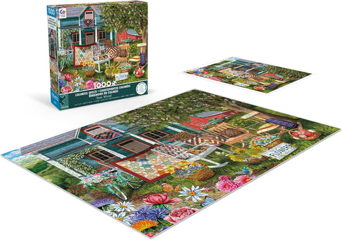 1000 Piece Jigsaw Puzzle - Colorful Quilts by Ceaco