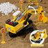 JOYIN 3-PCS Toddler Toy Construction Vehicles - Excavator, Dump Truck, Loader with Moveable Claw & Lifting Back