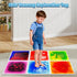 6-Piece Pack, 12" 12" Toddler Sensory Liquid Floor Mats - Liquid Play Mat x Square Sensory Puzzle Mats for Autism, Lava