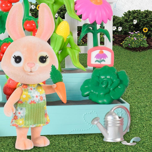 Time to Garden Complete Set with Miniature Doll Figure - 16 Pieces for Ages 3+
