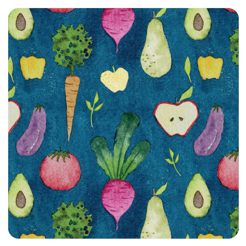 6m-3T BapronBaby Organic Produce Bapron - No Neck Tie Safer Bib for Baby& Toddler - Soft Waterproof Stain Resistant