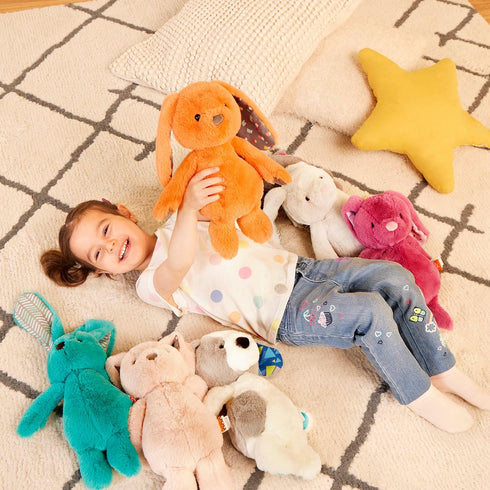 B. toys 12-Inch Plush Dog, Huggable Stuffed Animal Toy, Soft & Cuddly Plush Puppy for Newborns and Kids