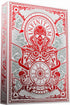 Infinitum Ghost Playing Cards - White & Red Deck with FREE Card Game eBook - Premium Standard Size