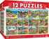 MasterPieces Jigsaw Puzzle 12-Pack Bundle Set, Fun for Adults and Family, Folk