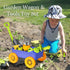DCN12752 Set 15Piece Set Dimple Garden Wagon & Tools Toy Premium Gardening Tools & Wagon Toy Sturdy & Durable-Top Yd