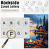 1000 Sunset 20x28 Lake Cabin Puzzles for Adults Pieces, Forest Landscape Jigsaw with Bonfire Lodge, Camping Scene