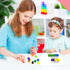 SpriteGru Math Linking Cubes Set of 100 - Manipulative Connecting & Counting Snap Blocks for Early Math & Construction
