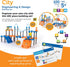 Learning Resources City Engineering and Design Building Set, 100 Pieces, Ages 5+, Engineer STEM Toy