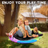 TURFEE 40" Saucer Tree Swing for Kids, 700Lb Capacity, Waterproof Oxford Fabric Platform Swing for Backyard Fun