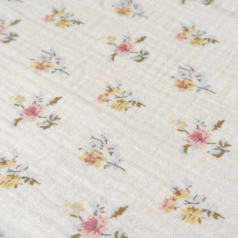 Pillowcase,1 Piece,14"x20" BuLuTu Cotton Muslin Kids Toddler Pillowcase with Cute Azalea Flowers Pattern Super Soft