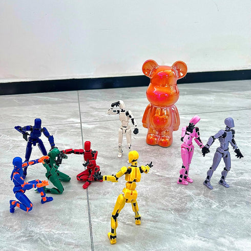 VZNYBL 8 Packs Titan13 Set, Dummy 13 3d 13 (Assembly Completed) Action Figure Printed Action Figure Toy Gifts for Kids