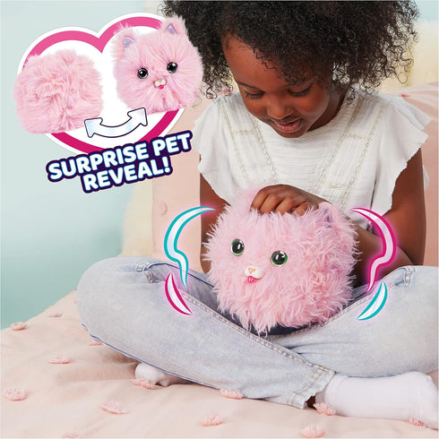 Purr ‘n Fluff Interactive Toy Pet with Over 100 Sounds, Kids Toys for Girls Ages 5 and Up