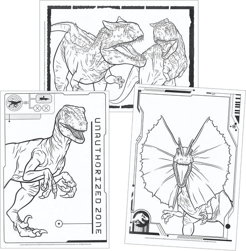 Jurassic World Jumbo Coloring and Activity Book - 64 Pages of Fun