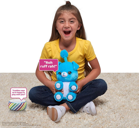 Fuzzible Friends Cuddles The Puppy Plush Light Up Toy, Works with Amazon Echo Devices for Interactive Activities